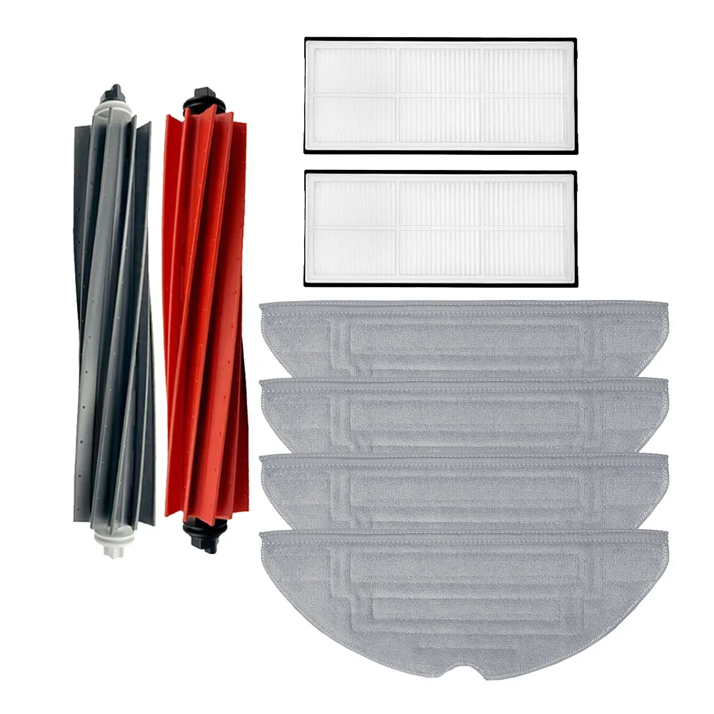 فرشاة رئيسية دوارة جديدة فلتر Hepa فرشاة جانبية ممسحة ملابس لـ Roborock S8 S8 PLUS S8 + S8 Pro Ultra مكنسة كهربائية