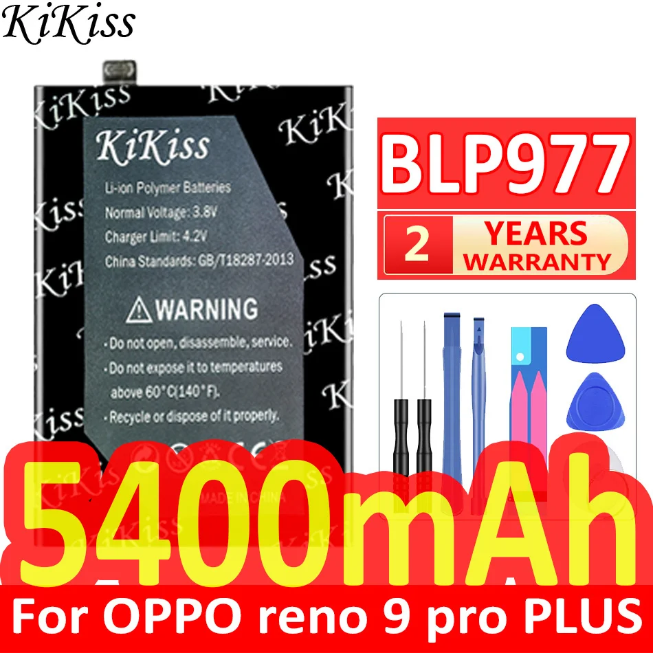 

5400mAh KiKiss Powerful Battery BLP977 For OPPO reno 9 pro PLUS/Reno9 pro+