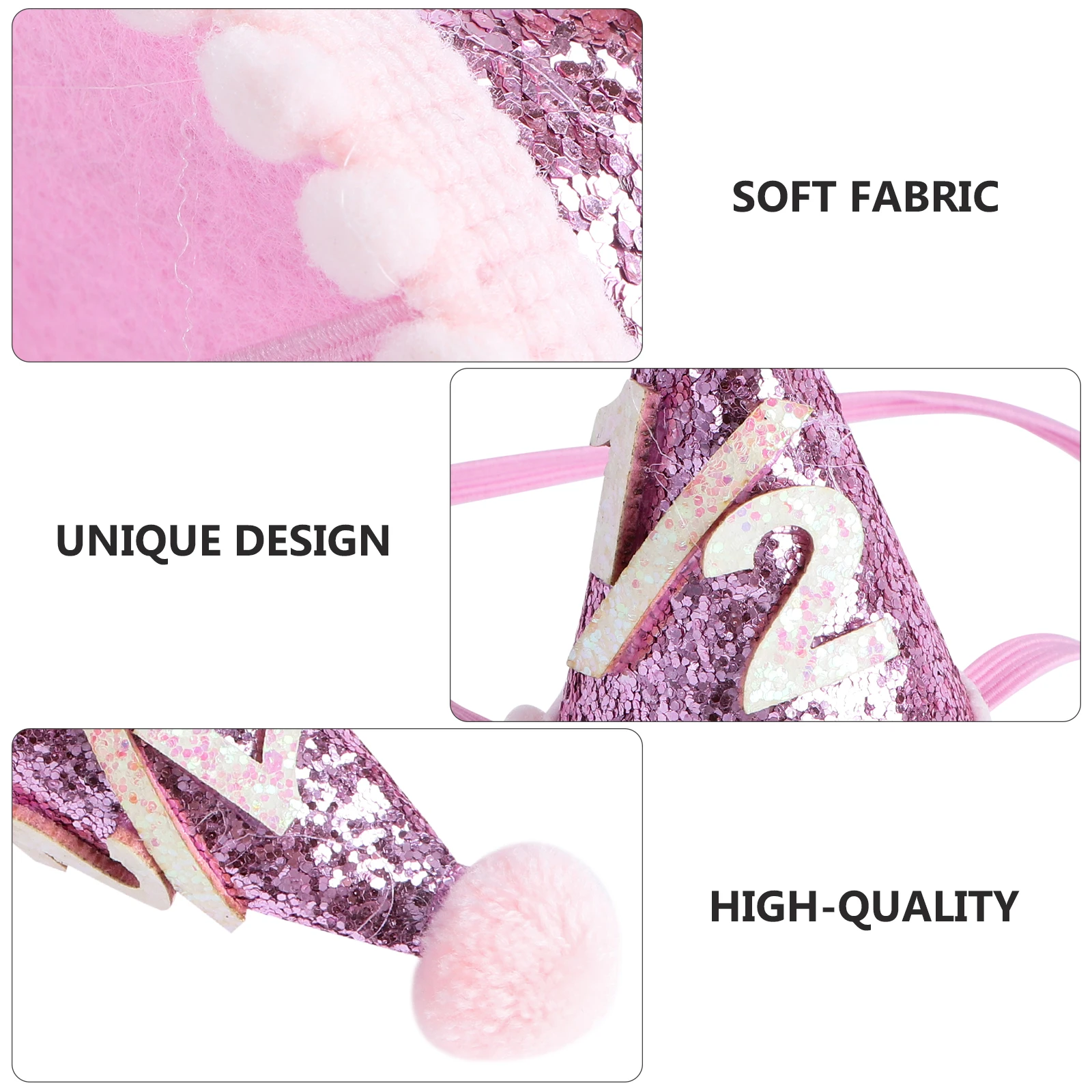 

Children's Hair Accessories Birthday Caps Kids Cone Has Boy Hat Bucket Prom