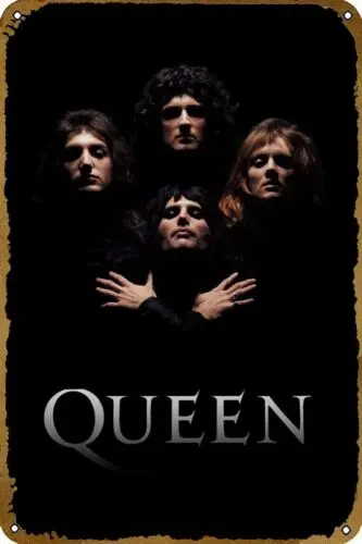 Queen Rock Band Poster 2 Vintage Metal music Poster Hope Style Tin Sign Suitable