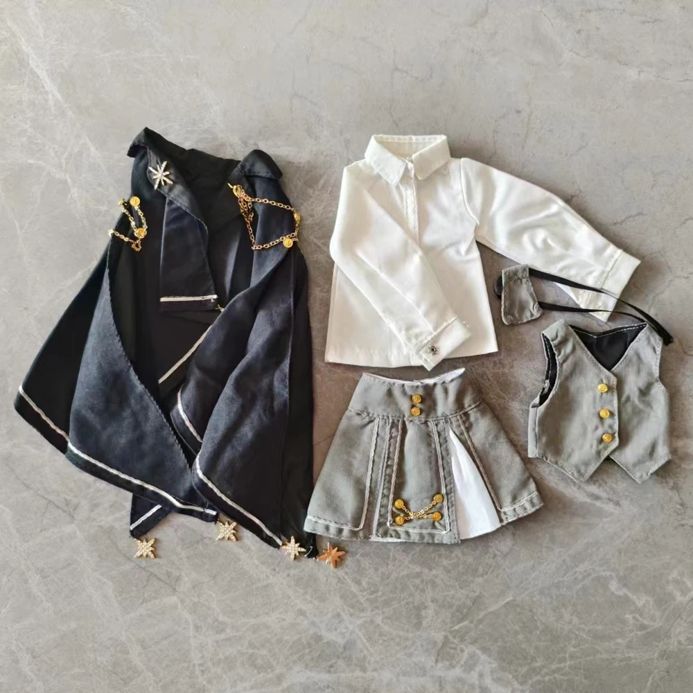 1/4 ملابس الدمية دعوى ل 45 سنتيمتر Bjd دمية ماجيك الساحرة مجموعة فتاة لعبة فستان اللعب منزل ملابس عصرية إكسسوارات دمي ، لا دمية