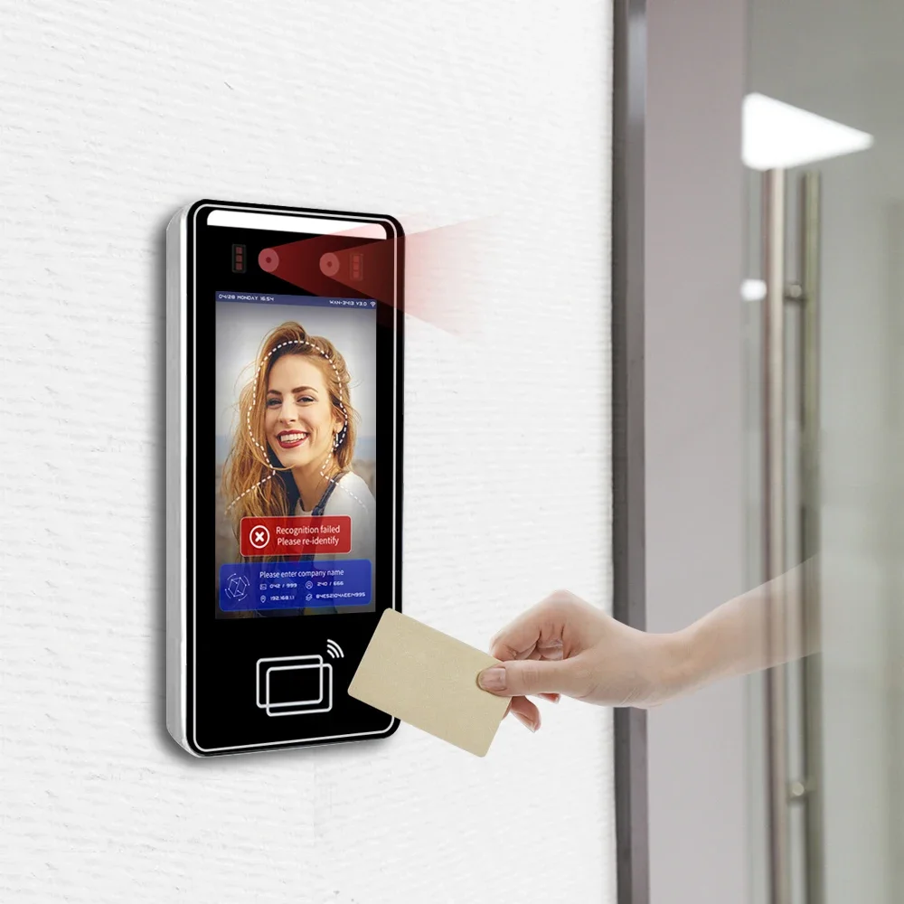 

Fisja Real Time Fingerprint Attendance Biometric Fingerprint Scanner And Rfid Access Control Flap Gates With Facial Recognition