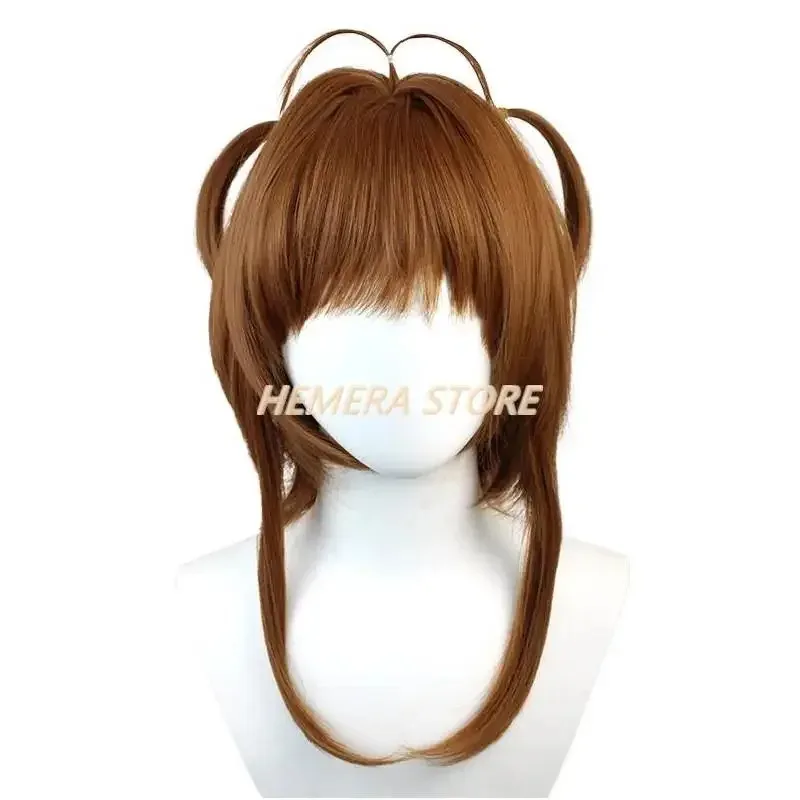 Аниме Cardcaptor Sakura Card Captor Kinomoto Sakura Tomoyo Daidouji Косплей Костюм Парик Волшебные звезды Jk Униформа Костюм на Хэллоуин