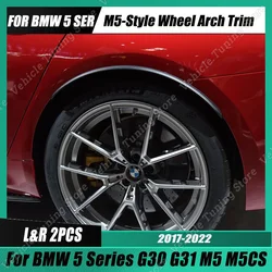 M5 Performance Style Rear Wheel Arch Trim Fender Mudguards For BMW 5 Series G30 G31 520i 530i M5 M5CS Body Kit 2017-2022 Tuning