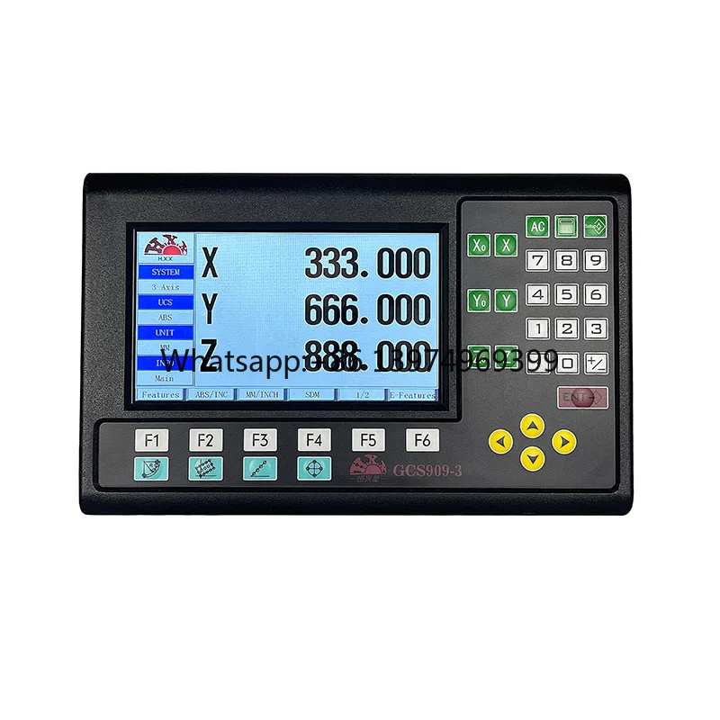 GCS909-3 High Precision 3 Axis DRO Kit for Lathe Milling Machine | Linear Scale Digital Readout