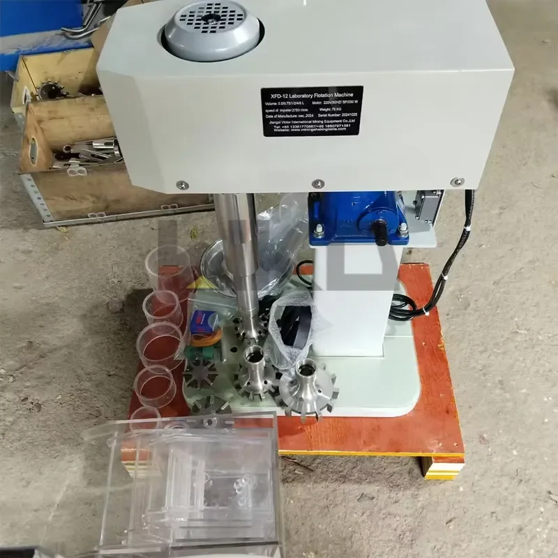 i WKD XFD-12 Flotation Separator with Multiple Flotation Cells High Productivity Laboratory Froth Flotation Machine