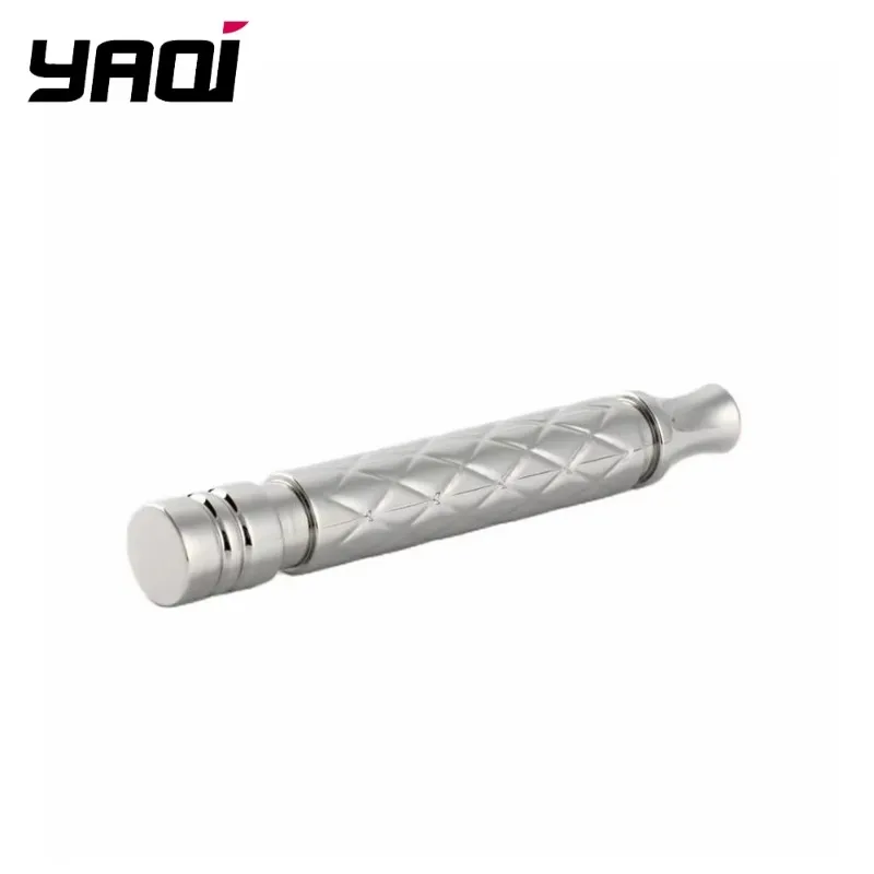 YAQI Harlequin Polished 303 Stainless Steel Men Safety Razor Handle 86MM Length And 12MM Diameter Professional Razor Handle