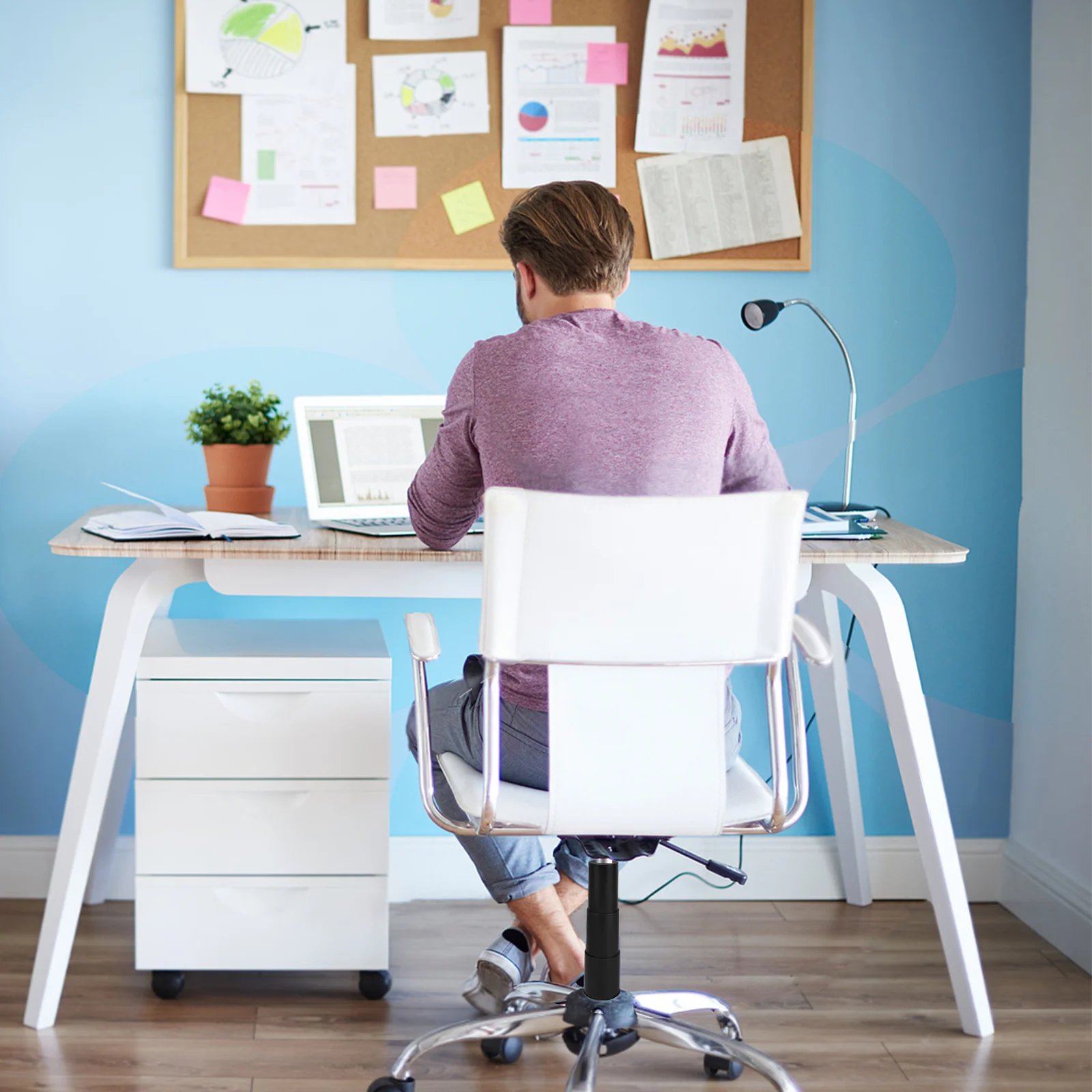 

4Pcs Telescoping Gas Lift Dust Cover Protection for Chair Gas Cylinder Office Chair Accessories Extension Sleeve