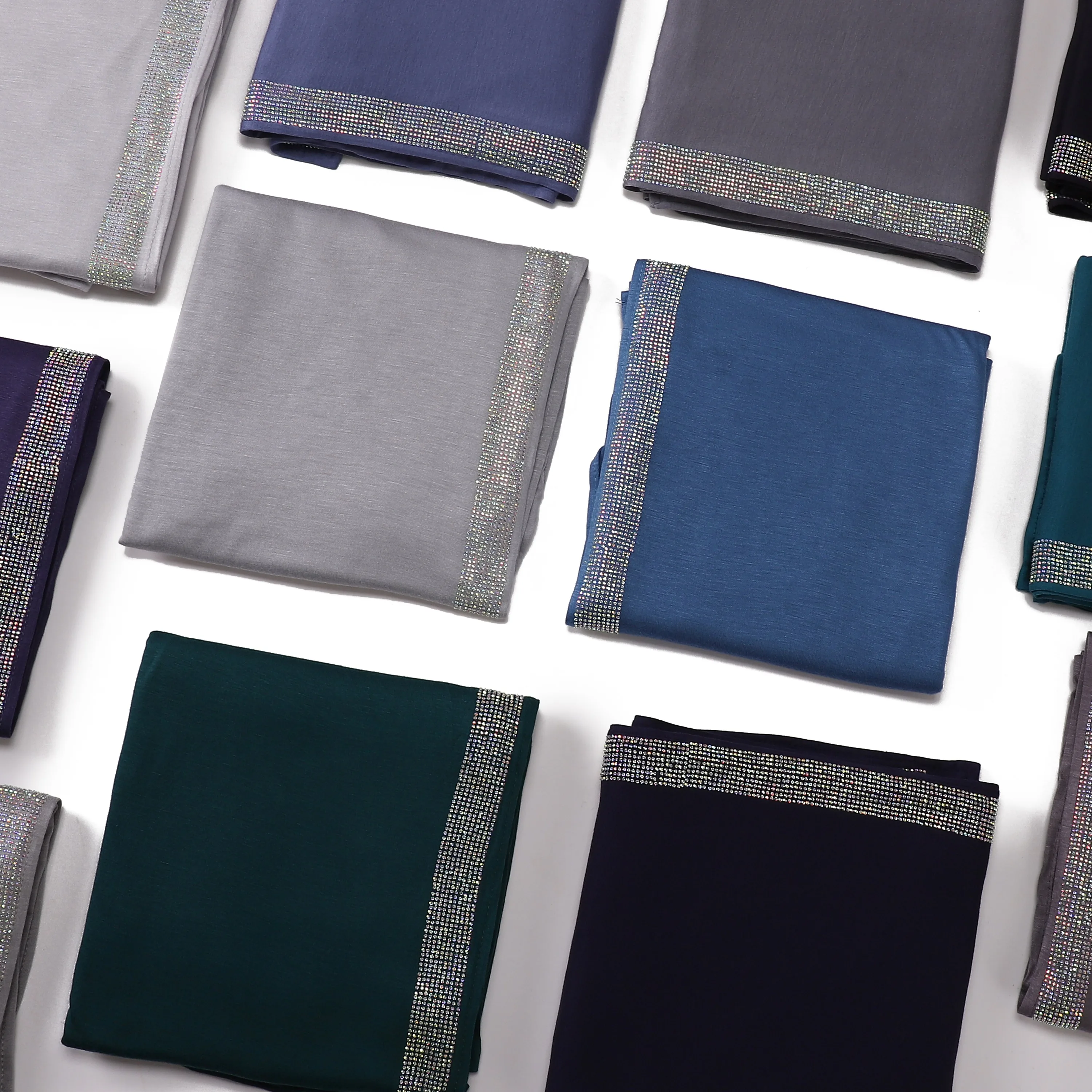 

Women Muslim Scarf Shawl Premium Hijab Stretchy Stone High Quality Wholesale Muslim Head Wrap Jersey Cotton Netherlands