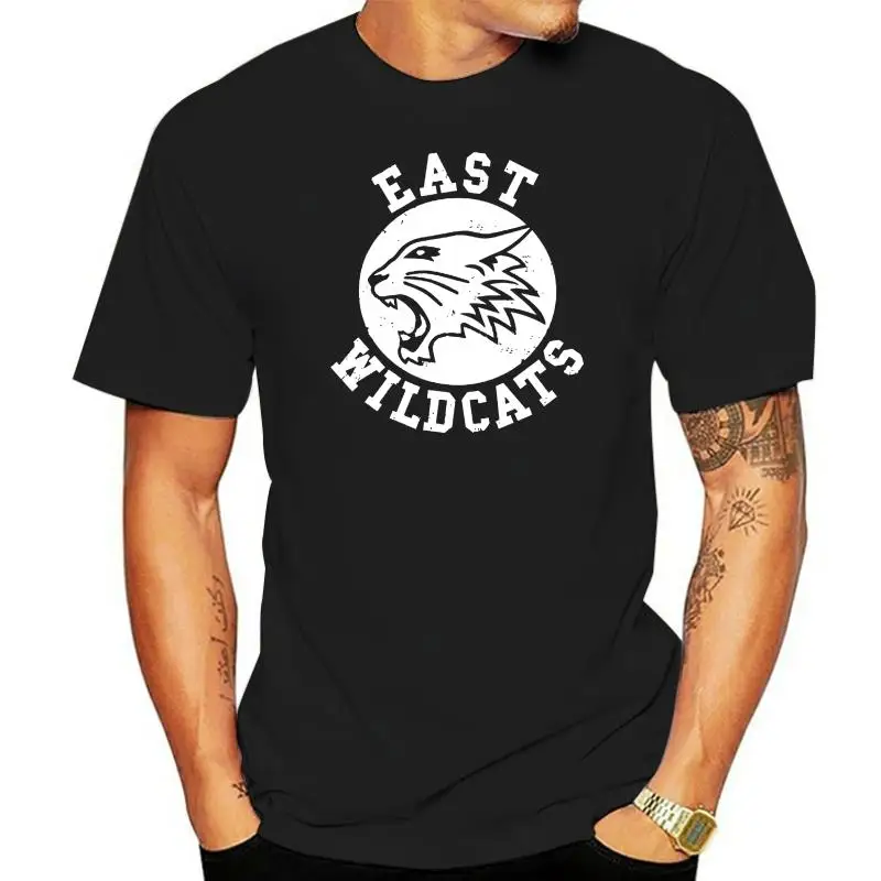 East Wildcats T Shirt High School Basketballer Wild  Cats Team Logo Symbol Harajuku Tops Fashion Classic Unique T Shirt