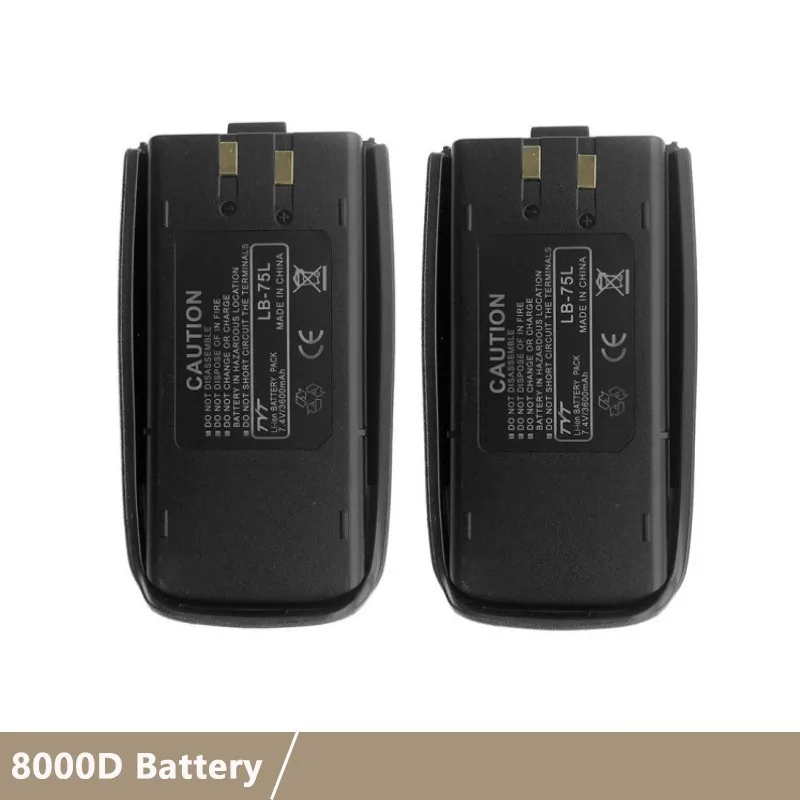 TH-UV8000D Battery 3600mAh Li-ion Battery Pack For Radio TH-UV8000E UV8000E TC-8000 TC-8000V UV8000D Walkie Talkie10W Radios