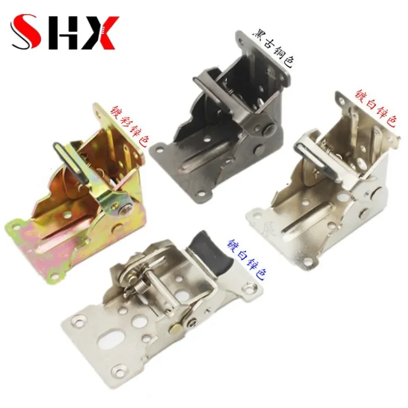 90 Degree 180 Degree Furniture Brackets Table Leg Fittings Fold Feet Hinges Self-Locking Folding Hinge Support Frame Hardware