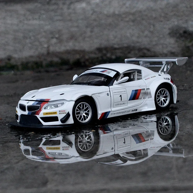 

1:24 BMW Z4 GT3 IM свободная копия высокой модели спортивного гоночного автомобиля из литого металлического сплава миниатюрная Реплика