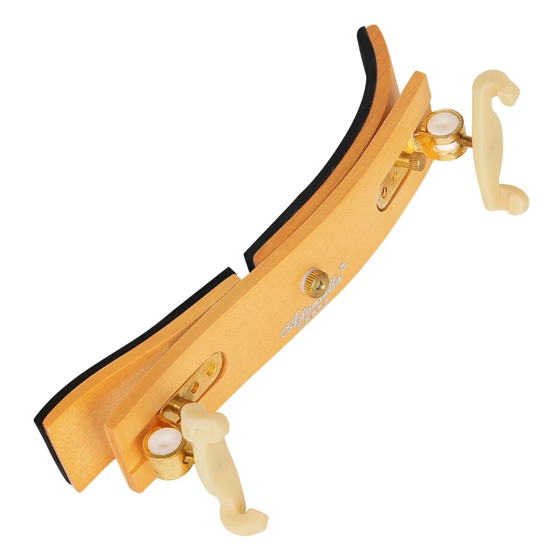 4/4 Violin Shoulder Rest Wooden Adjustable Violin Shoulder Stand Stable Support Shoulders Pad Stringed Instruments Accessories