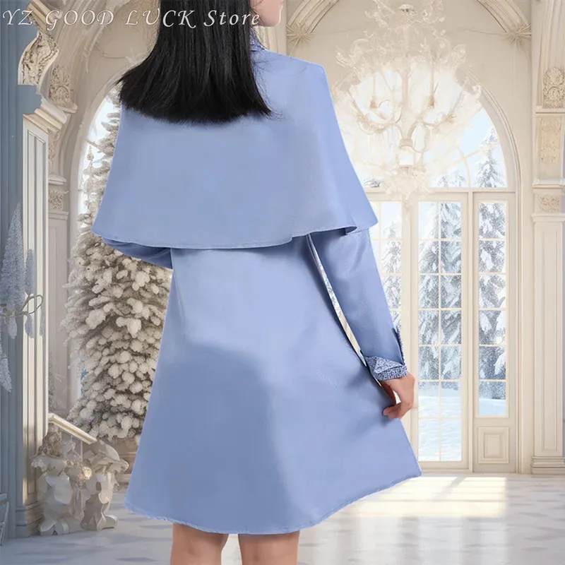 CyAnime Fleur Isabelle Cos Delacour Cosplay Costume Halloween For Women Wizard School Witch Magic Women School Uniform Hat Dress