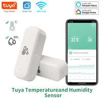 WiFi Hygrometer Tuya Smart Devices Temperature Sensor Smart Life Products Temperature And Humidity Monitoring Smart Home System
