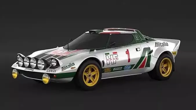 1/10 Stratos HF RC Body Rally PC Shell 190mm Width 260mm Wheelbase 3D Lampshade No Painted Body RC Hsp Hpi Trax Tamiya LC