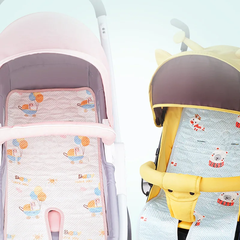 Stroller Accessories summer stroller mat kids dining chair cushion ice silk mat cojin trona bebe baby seat cushion sale 72*33cm