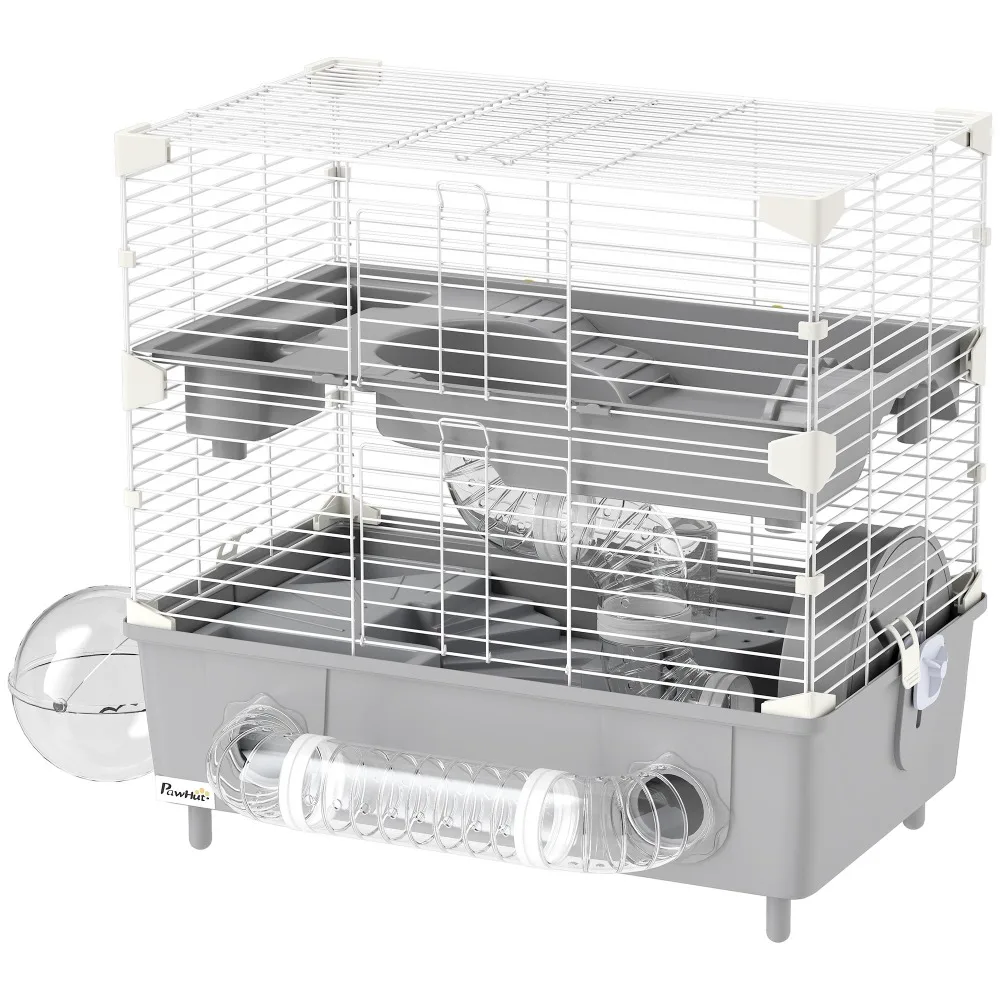 

Hamster Cage Small Animal House Hamster Wooden Toy Platform Playpen Guinea Pig Cage Shelf Ladder Play Set