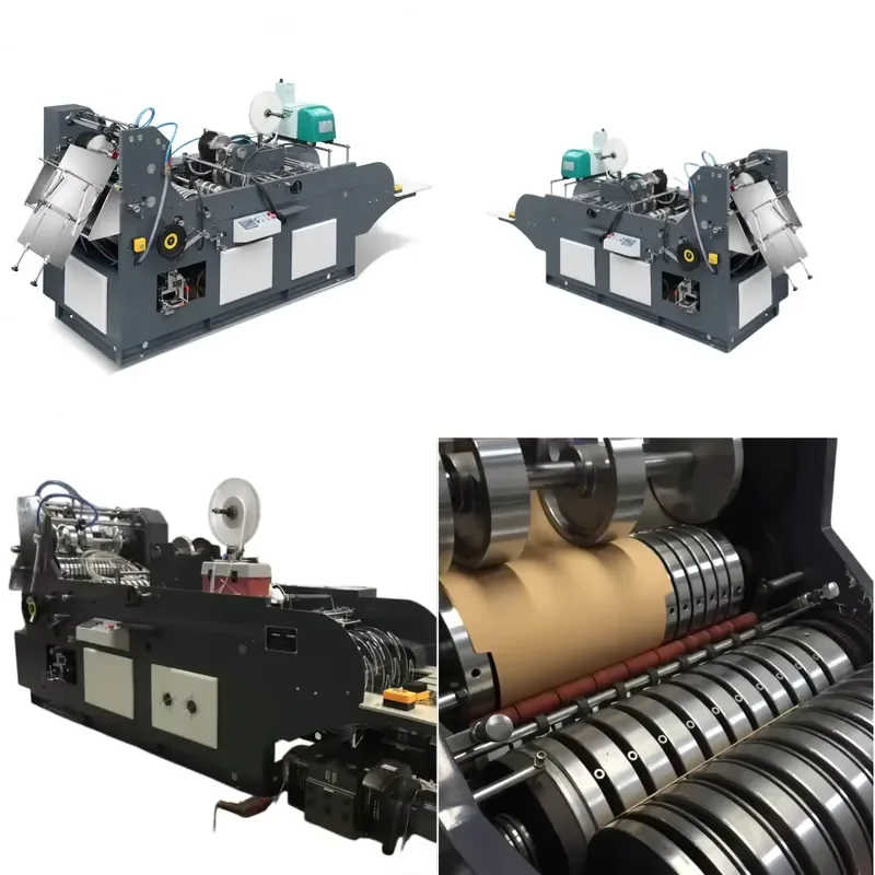 Fully-Automatic New Efficient Speed Envelope Paper Folding Machine with Gearbox 8000 Pieces/Hour Capacity CE Certified