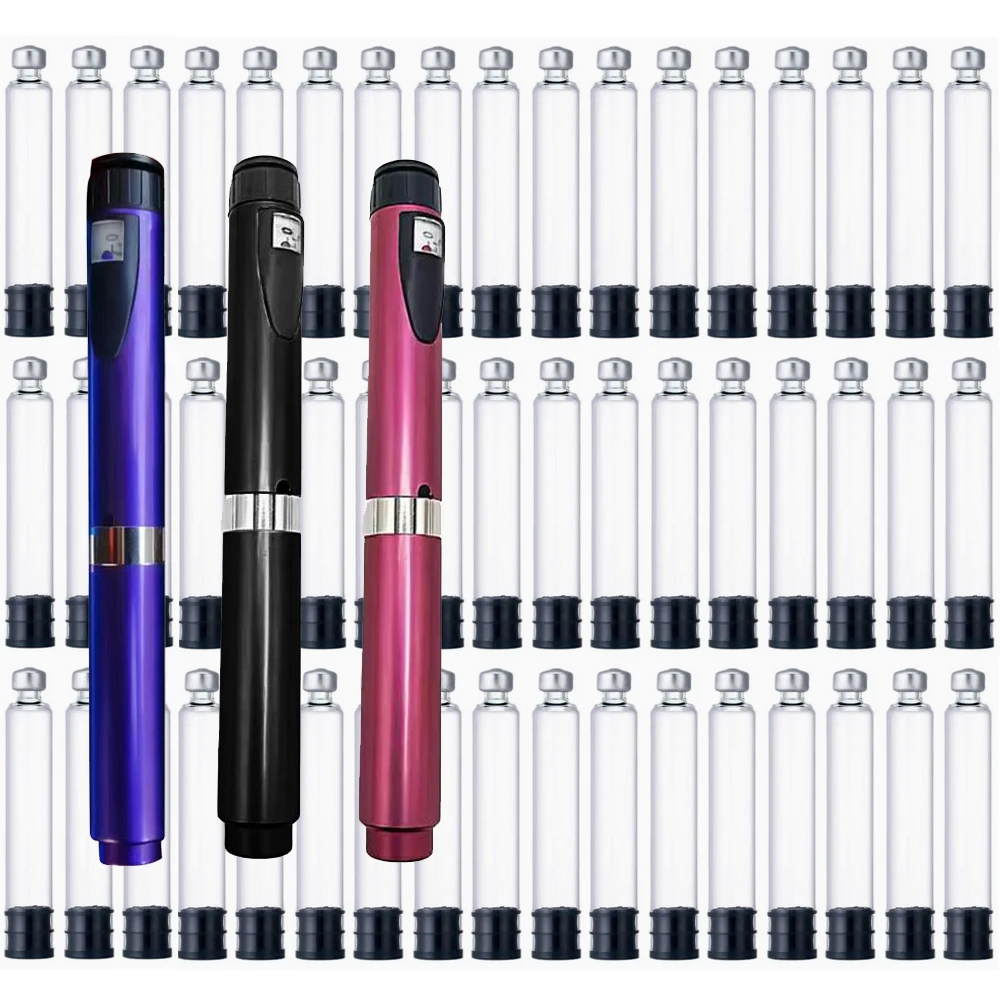 1 set Sterile Individual Packaged Magic Pen with 3ml Empty Cassette Cartridge Tattoo Insulin Injection Pen Kit For Lilly Insulin