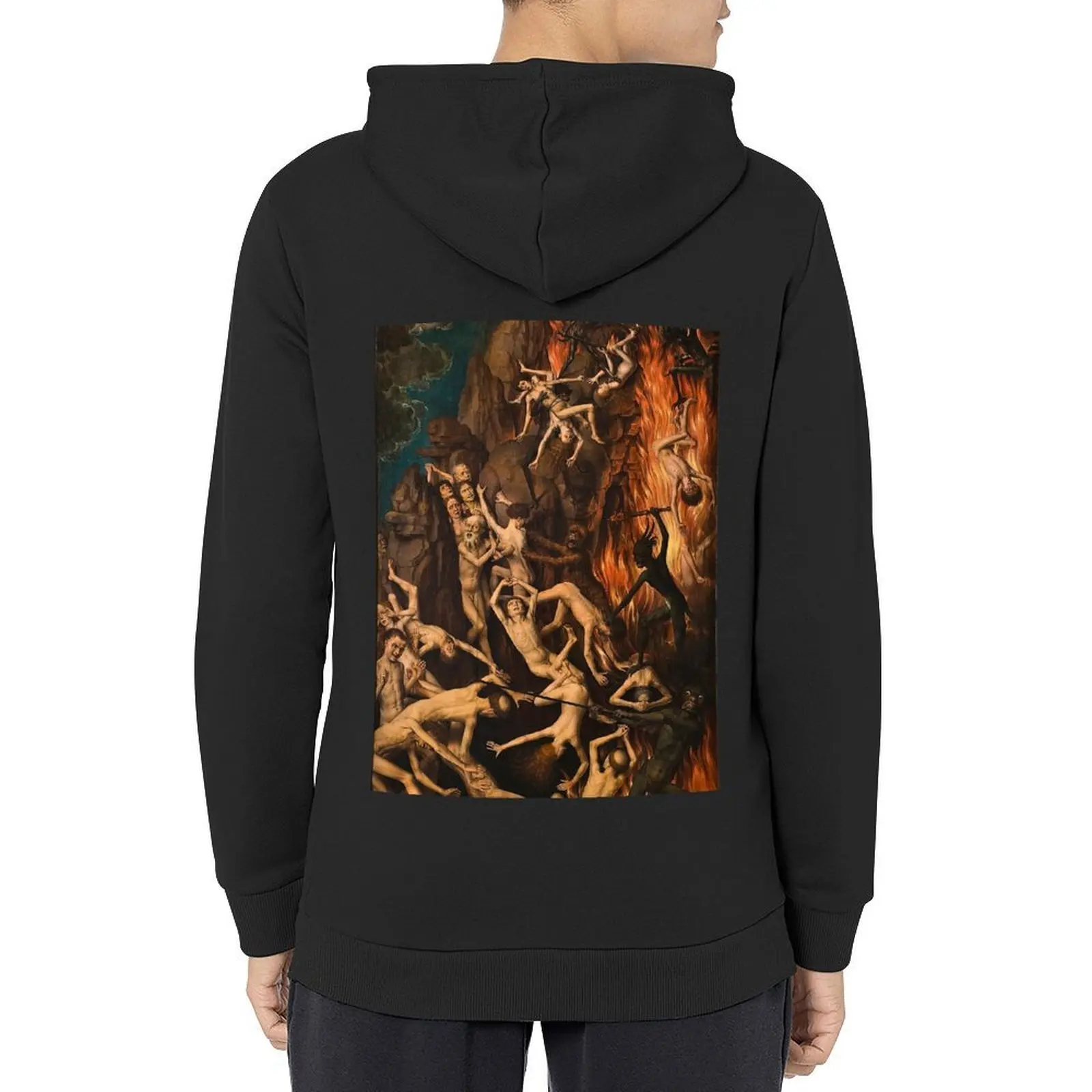 

HD Last Judgement - Hell (right panel) , by Hans Memling - Original colors- HIGH DEFINITION Hoodie