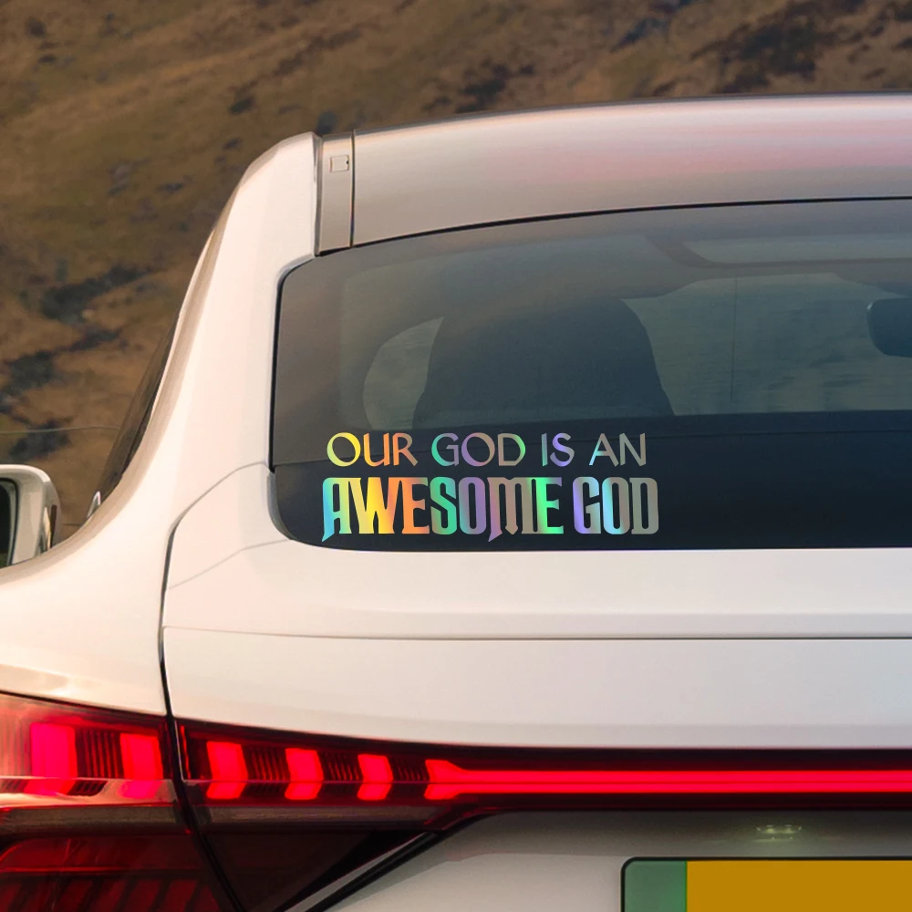 ملصقات السيارات المسيحية المسيح سيارة شاحنة مقاوم للماء ملصق حائط من الفينيل الإبداعية الفينيل الزخرفية ملصق اكسسوارات السيارات الخارجية