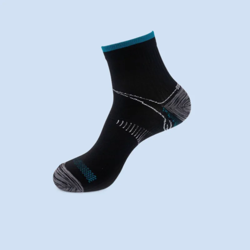 5/10 Pairs New Men's High Quality Sports Running Socks Men's Women's Compression Plantar Fascia Socks Compression Football Socks