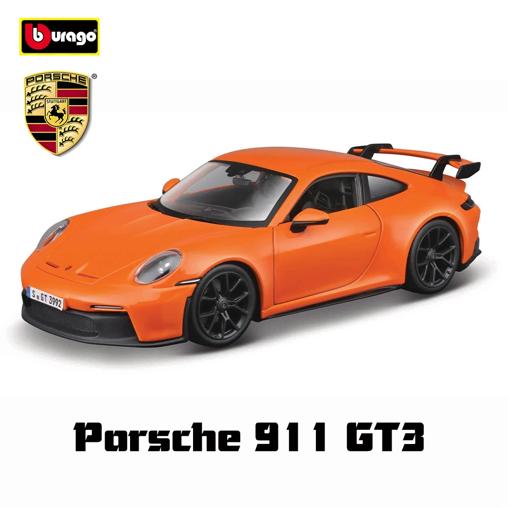 Bburago 1:24 Porsche 911 GT3 Taycan Turbo S 718 Boxster simulation