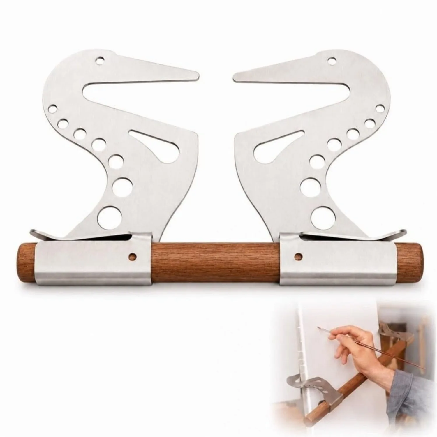 New Adjustable Easel Hand Rest Support Bar Gravity Design Self Locking Wrist Rest Stand Drawing Stable Support for Art Creation