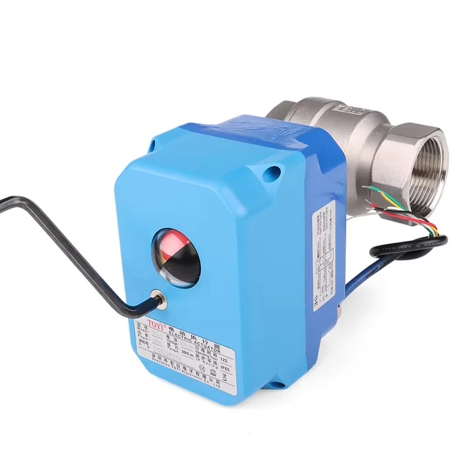 

2-Way Stainless Steel Electric Actuator Ball Valve, 12V/24V, 1 1/4"New Model with Promotion