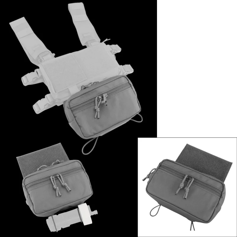 

MK4 Chest Rig Drop Pouch | MOLLE Attachment Quick Access Utility Bag | For Hunting Adventure Accessories