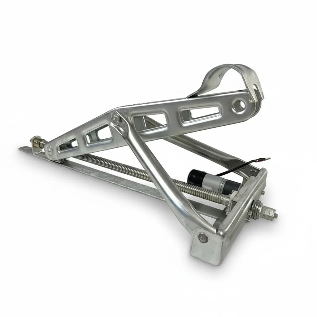 Camper Trailer Scissor Jack, Carbon Steel RV Stabilizer Jack, 675 x 280 mm Leveling Set with Hand Crank, for RVs and Trailers