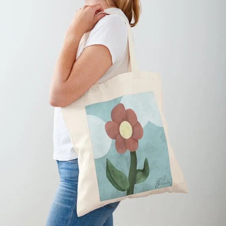 

Lil' Flower Tote Bag shopper bag women canvas Eco bag custom tote luxury women