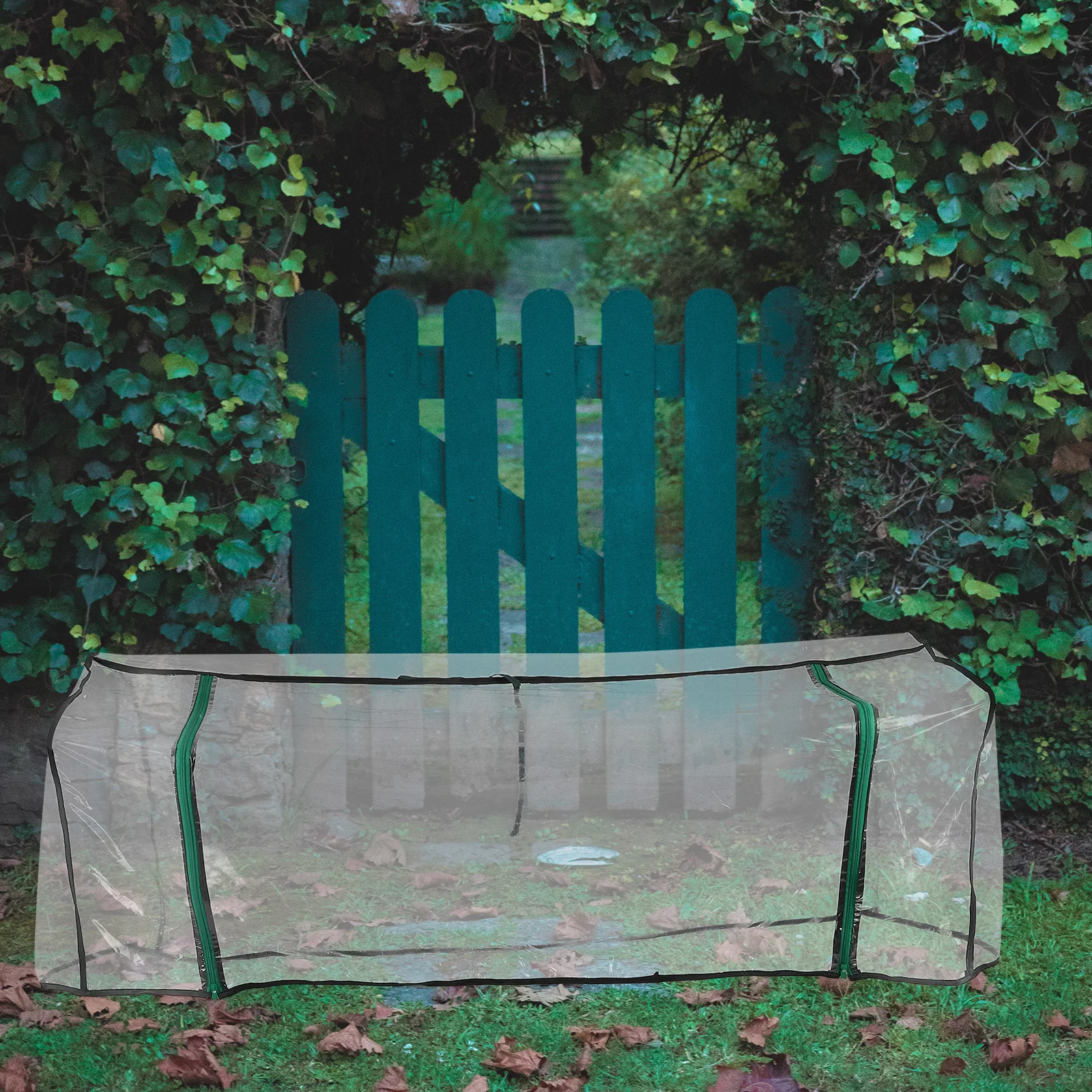 

Transparent Garden Protection Cover for Raised Bed Easy Setup Greenhouse Tent UV Resistant Durable Gardening Supply Animal Proof