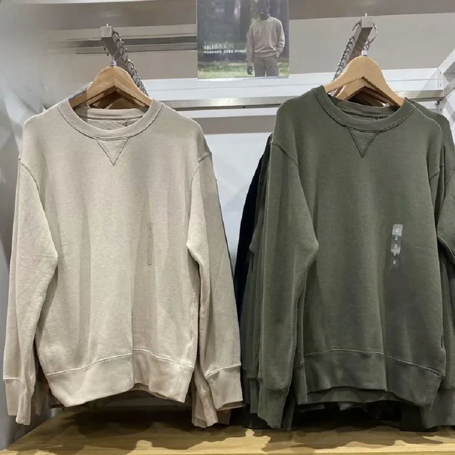

Loose Couple Sle Long Sve round Ne Hoodie Men's Women's Casual Sportswear Comfortable Breathable Autumn Winter Sweatirt