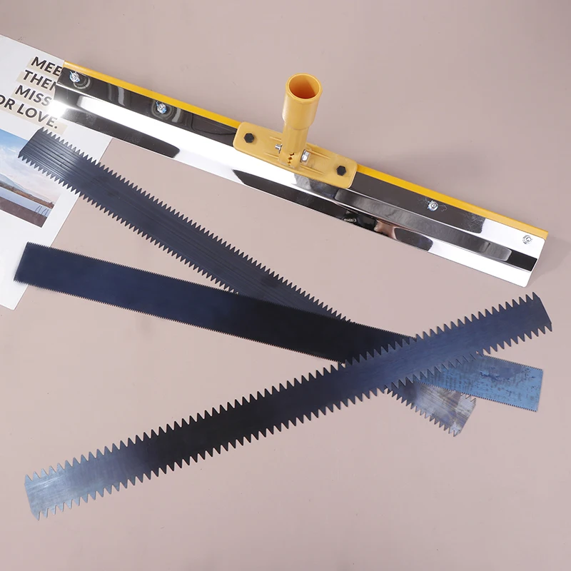 Tooth Height 2mm/5mm/8mm Tooth Strip Standing Push Knife  Self-Leveling Scraper Ring Epoxy Floor Base Plate Scraper Tool