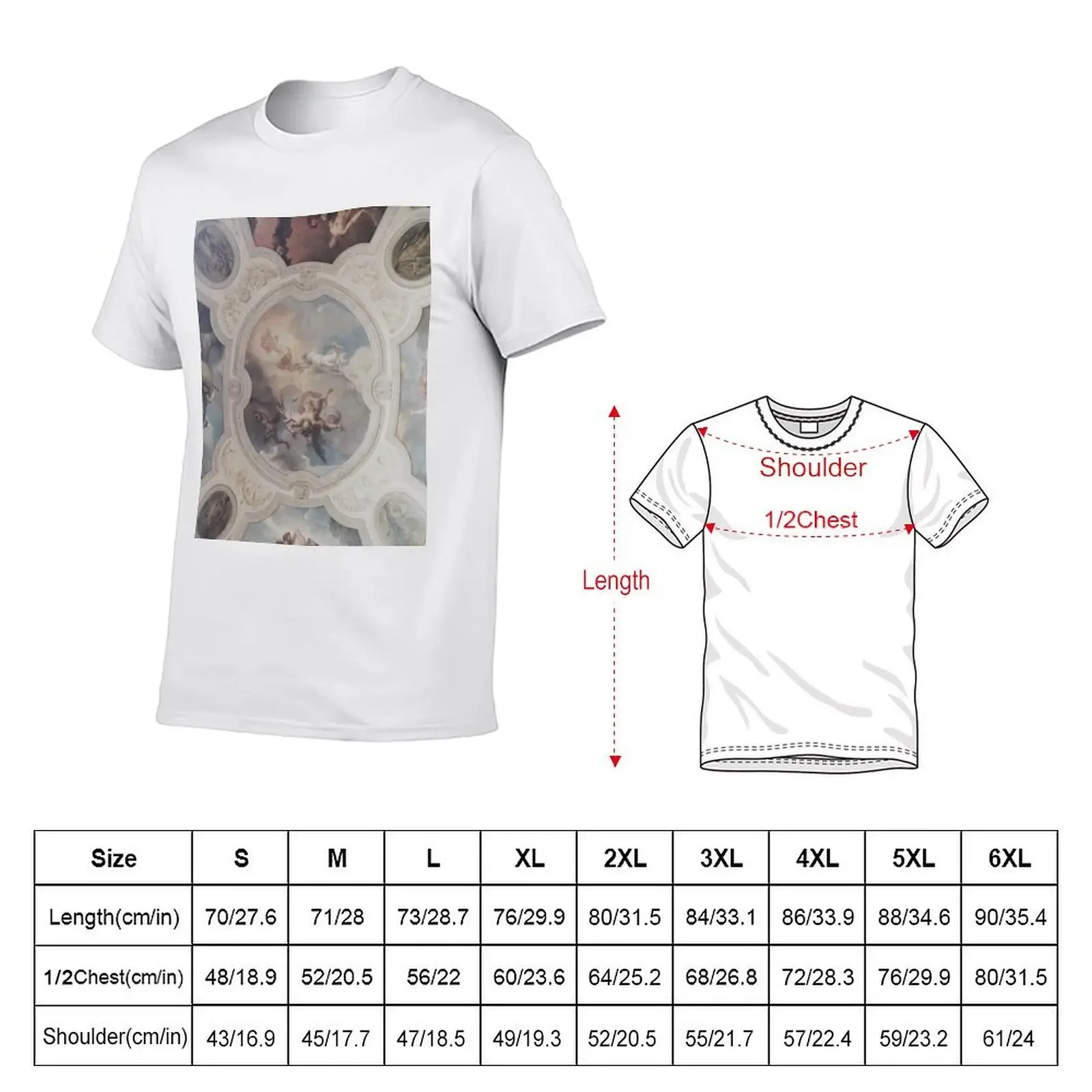 Light Academia Fresco Aesthetic T-Shirt Blouse anime clothes t shirt men 100℅ cotton