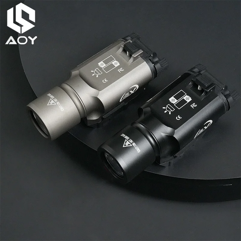 

Тактический X300 X300U постоянный/мгновенный светильник для разведки из алюминиевого сплава, подвесной фонарик, подходит для рельса 20 мм, аксессуары для уличной охоты