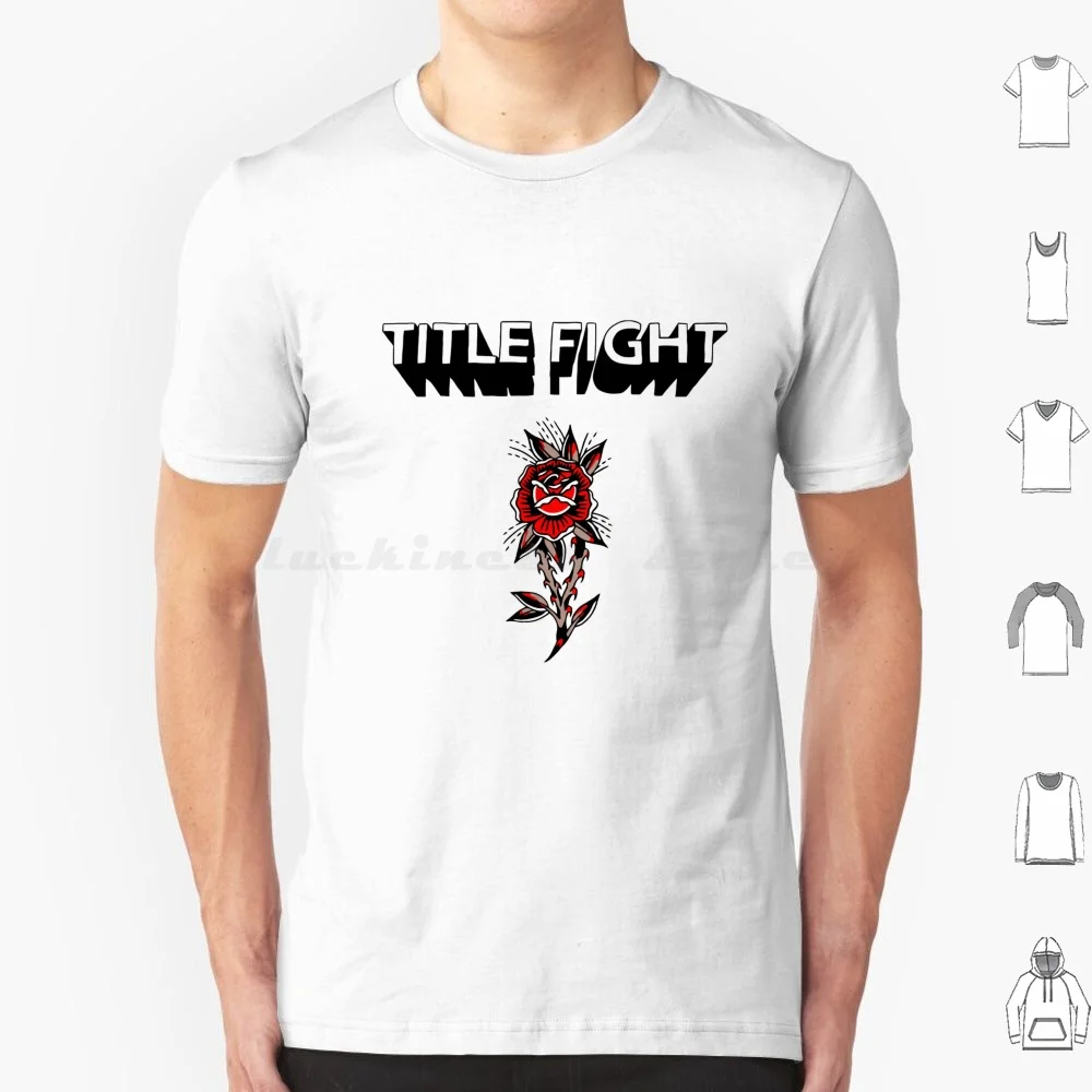 Title Fight T Shirt Cotton Men Women DIY Print Title Fight Hardcore Shoegaze Punk Post Hardcore Emo Title Fight Floral Flowers