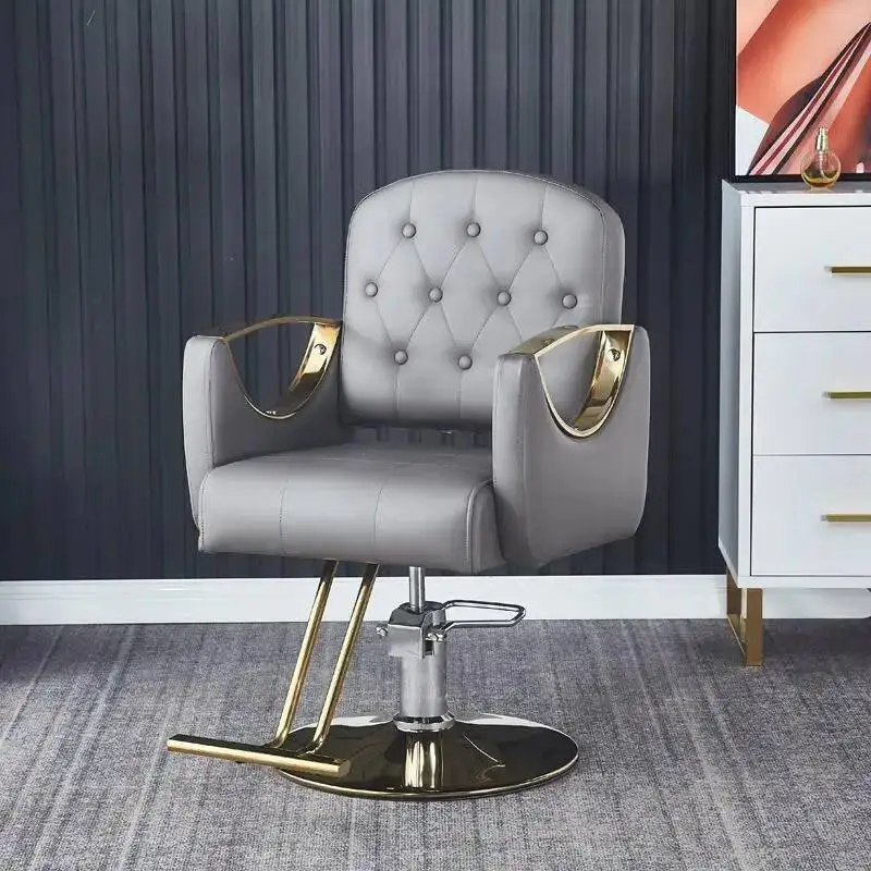 

Luxury Barbers Armchairs Swivel Pedicure Stylist Professional Aesthetic Hairdressing Chair Coiffeur Stuhl Salon Furniture MQ50BC