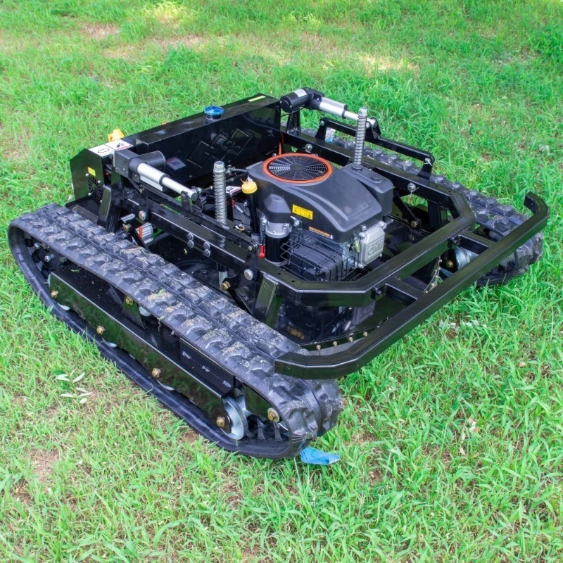 Lawn mower, agricultural orchard embankment weeding, crawler remote control weeding c
