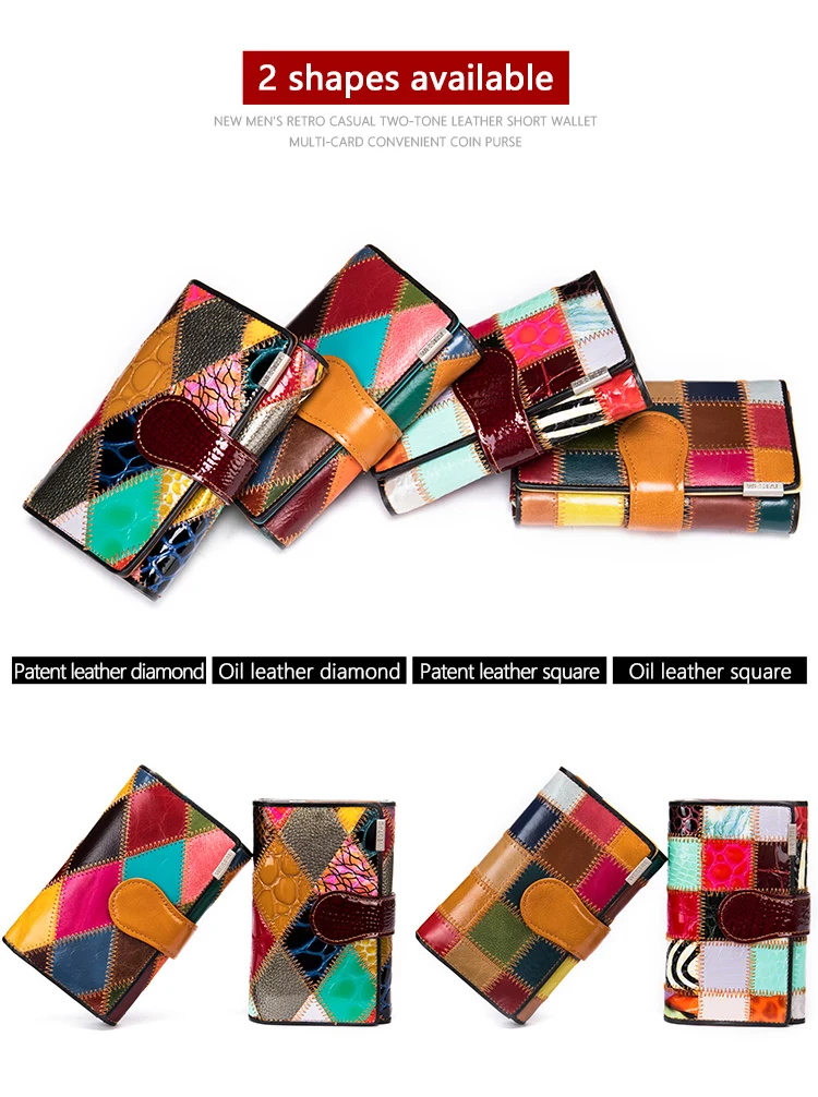 Värvikad rahakotid lehmanahast | kujundav pilt e-kaubamaja pildikogust