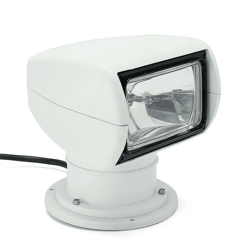 Marine Yacht Remote Control Searchlight 12/24V 100W 180*180*210mm Marine Hardware Accessories