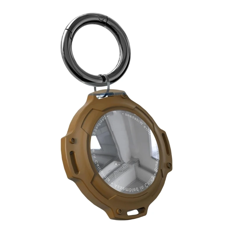 

Waterproof Holder for Trackers Protective Case with Keychain Scratchproof Full Coverage Shell Clear Protector Case