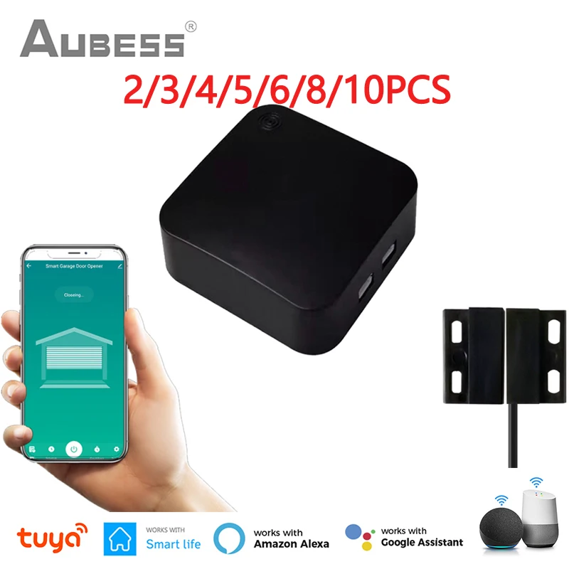 

Tuya Wifi Garage Door Switch Intelligent Garage Door APP Remote Conrtrol Wireless Controller Work with Alexa Google Home