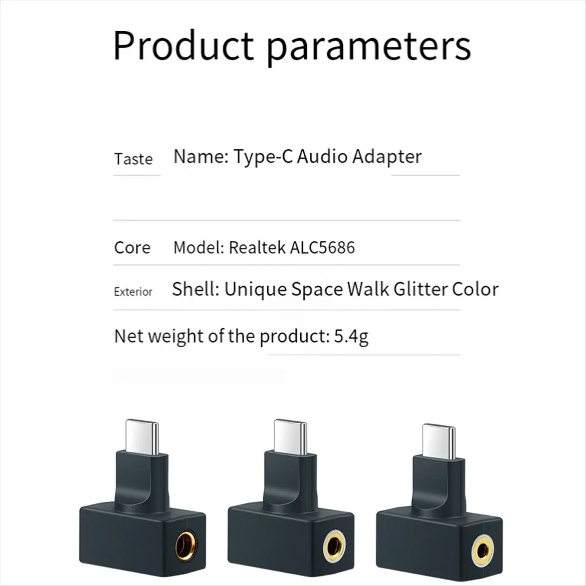T392C-ES9280C Pro Chip Type-C to 3.5mm Decoding Audio Converter DSD Lossless Sound Quality HOT