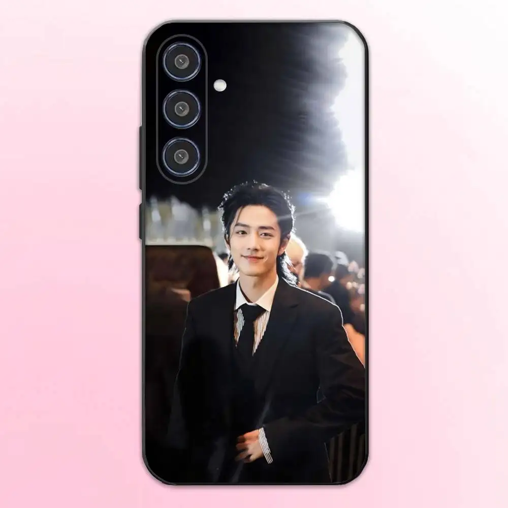 De Ongetemde Xiao Zhan Coque Shell telefoon Case Voor Samsung Galaxy A73,A72,A71,A70,A53,A52,A51,Anderen Zachte Zwarte Shell