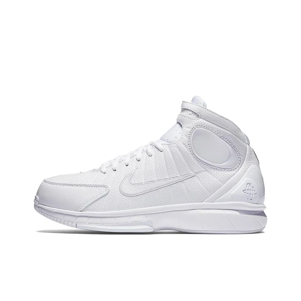 Nike 2K4 Fade To Black Kobe FTB Mid top Basketball Shoes Men's White 869610-111