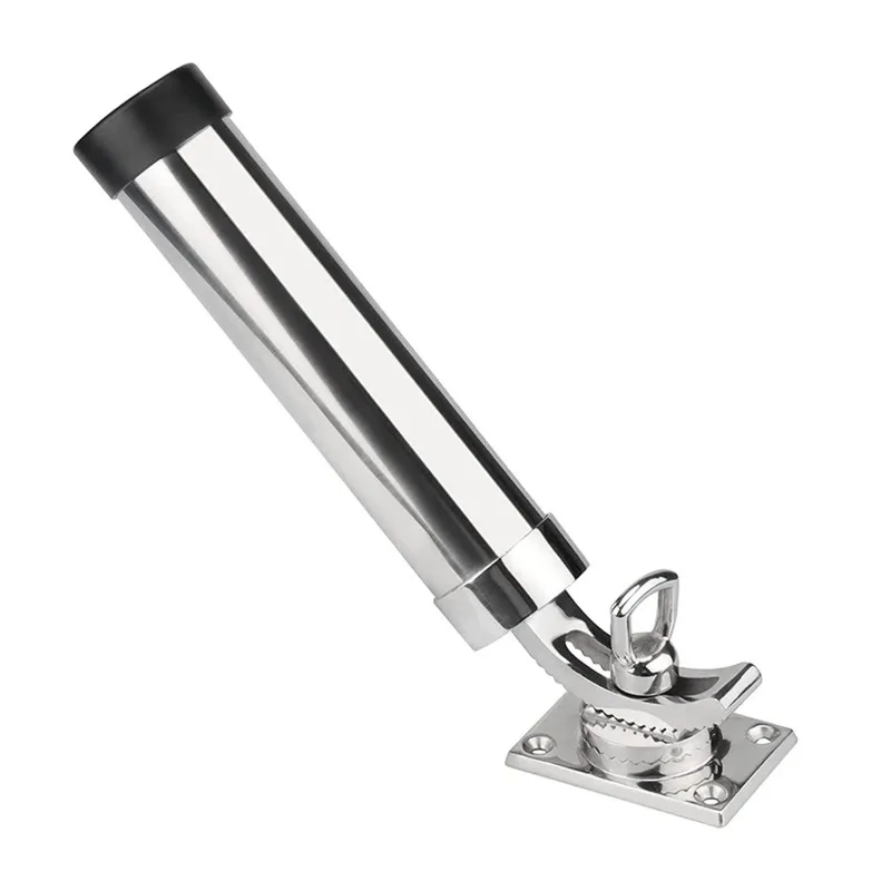 

Stainless steel 360 ° rotatable fishing rod holder fishing rod holder yacht marine hardware accessories